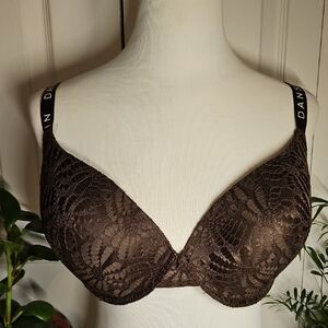 $8 SALE!! NWOT Danskin Brown Lace Padded Bra